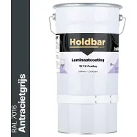 Holdbar Laminaatcoating Antracietgrijs (RAL 7016) 5 Kg - Laminaat Verf - Vloerverf - Alle Kleuren - Krasvast - UV-bestendig - Vergeelt niet - Gemakkelijk Schoonmaken - 2 Componenten