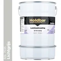 Holdbar Laminaatcoating Lichtgrijs (RAL 7035) 10 Kg - Laminaat Verf - Vloerverf - Alle Kleuren - Krasvast - UV-bestendig - Vergeelt niet - Gemakkelijk Schoonmaken - 2 Componenten