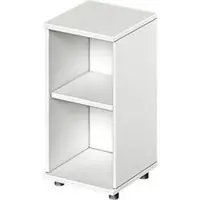 Schäfer Shop - Open kast TETRIS WOOD - 2 OH - hoogte met glijders - B 400 mm - wit