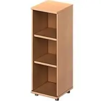 Schäfer Shop Open opzetkast TETRIS WOOD - B 400 x D 421 x H 1160 mm - 3 OH - met glijders -beuken decor