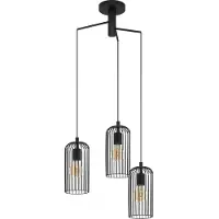 Eglo Roccamena 1 Hanglamp - E27 - Ø 61,5 cm - Zwart