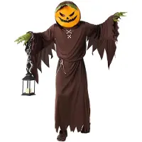 Boland - Kostuum Evil pumpkin (M/L) - Volwassenen - Pompoen - Demoon - Halloween - Cosplay - Themafeest - Carnaval
