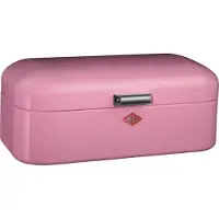 Wesco Grandy Broodtrommel | 10 Liter - Maat L | Metaal - Roze | Keukenopslag