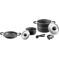 Brunner - Pirate 6+1 - Pannenset Ø 18 cm, grijs