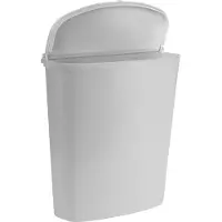 Brunner Pillar Hangende Prullenbak - Grijs - 5.5 Liter - Kunststof - Met Deksel - Voor Caravan & Camper