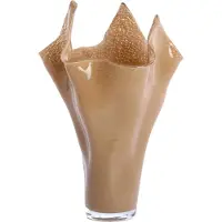Light & Living Light&living Vaas Ø42x53 cm AIORA glas melk beige