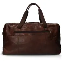 Manfield Weekendtas donkerbruin