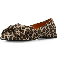 Manfield Instappers beige / bruin / zwart