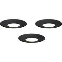 STOFF Nagel lichte manchet 3-pack Zwart