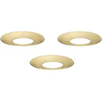 STOFF Nagel lichte manchet 3-pack Massief messing