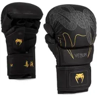 Venum Serpenti Sparring Handschoenen Zwart Zilver Goud - L / XL