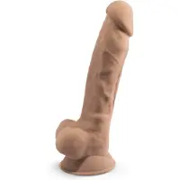 Orion 7 - dildo met zuignap - 17,5 cm - huidkleur