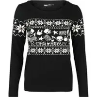 EMP Christmas jumper - XMAS Special Collection - Gebreide sweater - S tot XXL - voor Vrouwen - zwart | Maat XXL