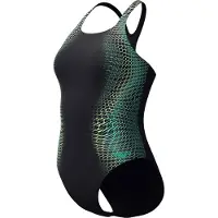 Speedo Eco+ Womens Digital Printed Medalist