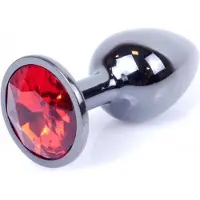 Power Escorts - Plug - Dark Silver - Anaal - Rood