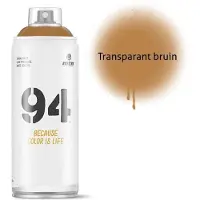Montana Colors MTN94 Transparant Bruine spuitverf - 400ml lage druk en matte afwerking