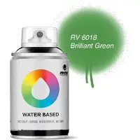 Montana Colors MTN Groene Waterbasis Spuitverf - 100ml graffiti spray-paint geschikt voor kinderen