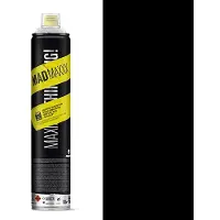 Montana Colors MTN MADMAXXX Zwarte 750ml Spuitverf - Hoge druk met mannelijk ventiel en extra brede lijnen
