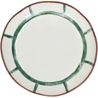 Pomax Mykonos diep bord D20cm groen