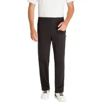 Hajo Comfortabele heren vrijetijdsbroek zwart | Maat 48