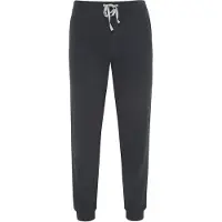 Hajo Heren joggingbroek met boorden zwart | Maat 56