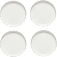 Casafina Pacifica wit aardewerk dinerbord 27 cm | set van 4