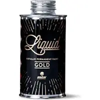 Montana Colors MTN gouden metallic verf - Liquid 200ml inkt - Te gebruiken voor vele doeleinden, zoals klussen, modelbouw, hobby en kunst