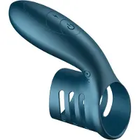 Power Escorts BO-63-00026 – Vibrerende Silicone Cockring – Blauw