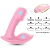 Power Escorts Roze Panty Vibrator - Met Afstandbediening - 2 x 9 Multispeed