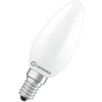 Ledvance LED Filament Kaarslamp E14 - 5.9W 806lm 2700K 230V - Mat Glas - Ø35mm - Dimbaar - Geschikt voor kroonluchters, hotels, klassieke armaturen