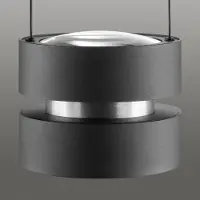 Brilliant Hanglamp Glow-Sphere, dimbaar, zwart, Woon-/ Eetkamer, Aluminium, Modern