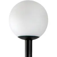Faro LED sokkellamp Cuca, zwart, roestvrij staal, IP65, hoogte 50 cm Cuca, zwart, metaal, Modern