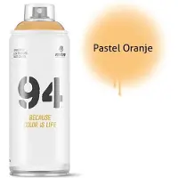 Montana Colors MTN94 Lichtoranje spuitverf - 400ml lage druk en matte afwerking
