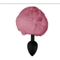 Power Escorts - Donzige Plug Small - 7,2 cm x dia 3,2 cm - zwart - silicone - BR131S