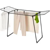 Brabantia HangOn Too Droogrek - 18 m - Inklapbaar Wasrek - Matt Black