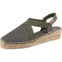 Toni pons Espadrilles grijs / donkergroen