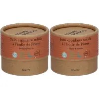 Comme Avant Organic vaste haarverzorging met pruimenolie - Perzik & Vanille 2x50 g Conditioner