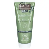 Cattier 3 in 1 douchegel voor mannen 200 ml Douchegel