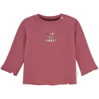 Noppies Shirt 'Tomball' beige / magenta / donkerroze / zwart