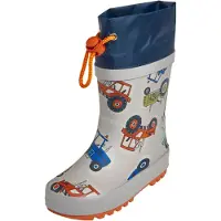 Playshoes - Regenlaarzen - Trekker - Tractoren - Donkerblauw - Maat 20