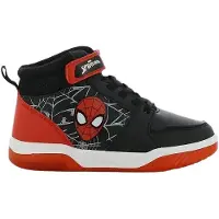 Spider-man Spiderman - Schoenen voor jongens met lichtjes - Sneakers voor kinderen met klittenband - Lichtgevende kindersneaker - Maat 28 - Zwart