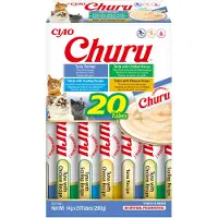 Inaba Ciao Churu CIAO Churu Creamy Puree Kattensnack Liquid Tonijn variëteiten 60x14g