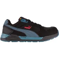 Puma werkschoenen Frontside Black/Blue Low S1P SRC ESD 64466 42 / Zwart