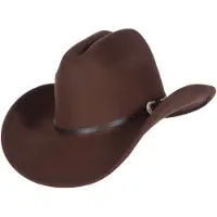 Coppens Cowboy hoed bruin Authentic Western | Maat One Size