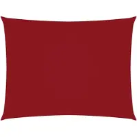 vidaXL Zonnescherm rechthoekig 3x4,5 m oxford stof rood