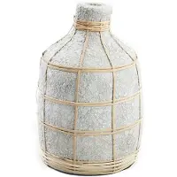 Bazar Bizar Vaas Whoopy | natuursteen grijs 13x23x13 cm vazen | NADUVI