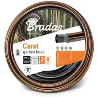 Bradas Gartenschlauch CARAT, 3/4", schwarz/orange, 25 m