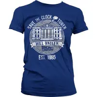 Back To The Future - T-Shirt Save the Clock Tower - Navy GIRL (S)
