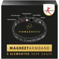 Lucovitaal Yinmagnetic Magneet Armband Zwart