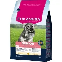 Eukanuba 3x Hondenvoer Droog Life Care Dog Senior Small Kip 3 Kg